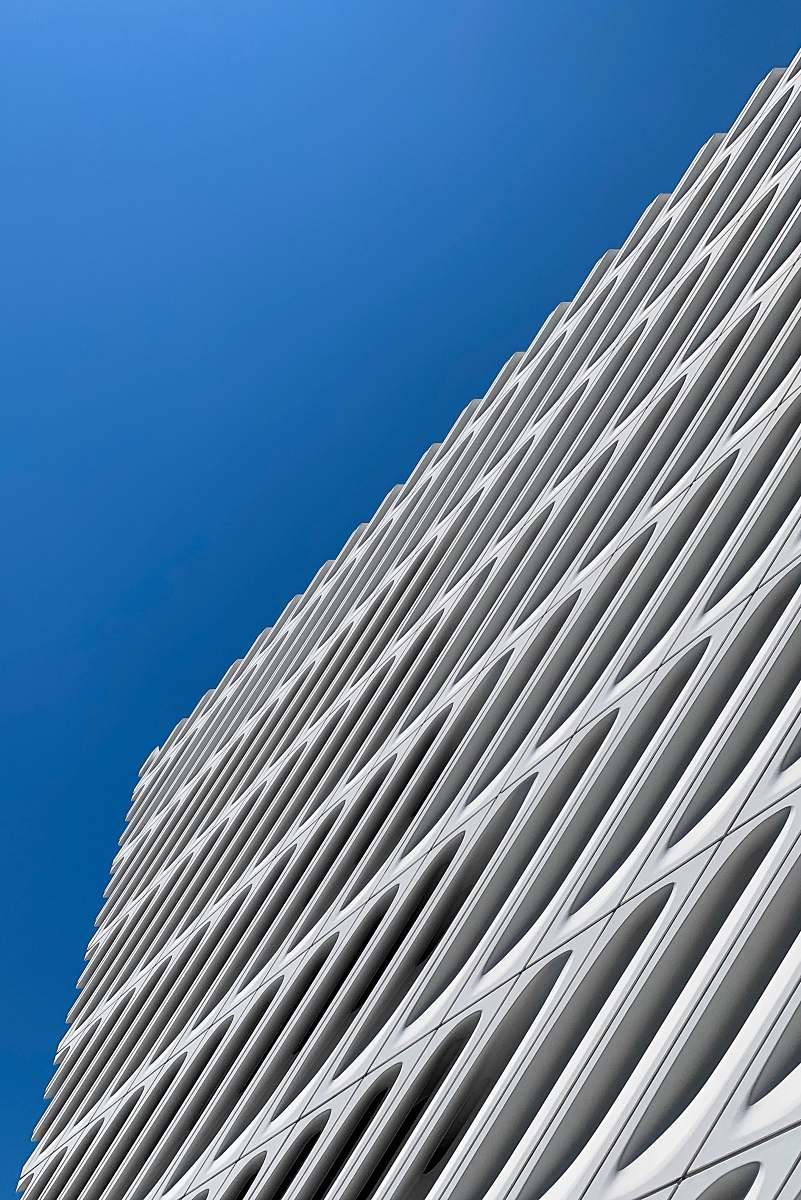 office building low-angle photo of white building the broad